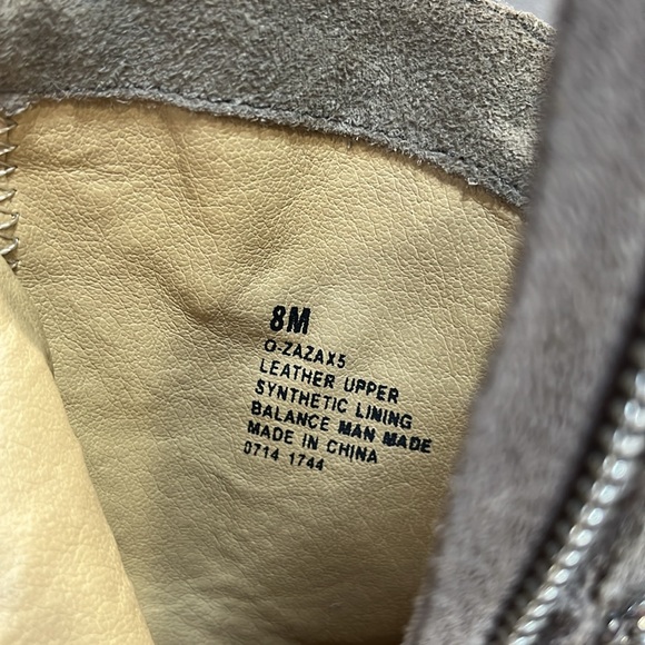 Nine West ZaZa gray suede western studded strap - 8 - Picture 8 of 10